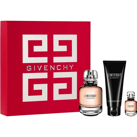 new givenchy l'interdit eau de parfum 3-pc gift set|l'interdit Givenchy cheapest.